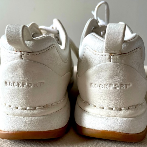 ROCKPORT White Leather Sneakers size 6 - Picture 3 of 7